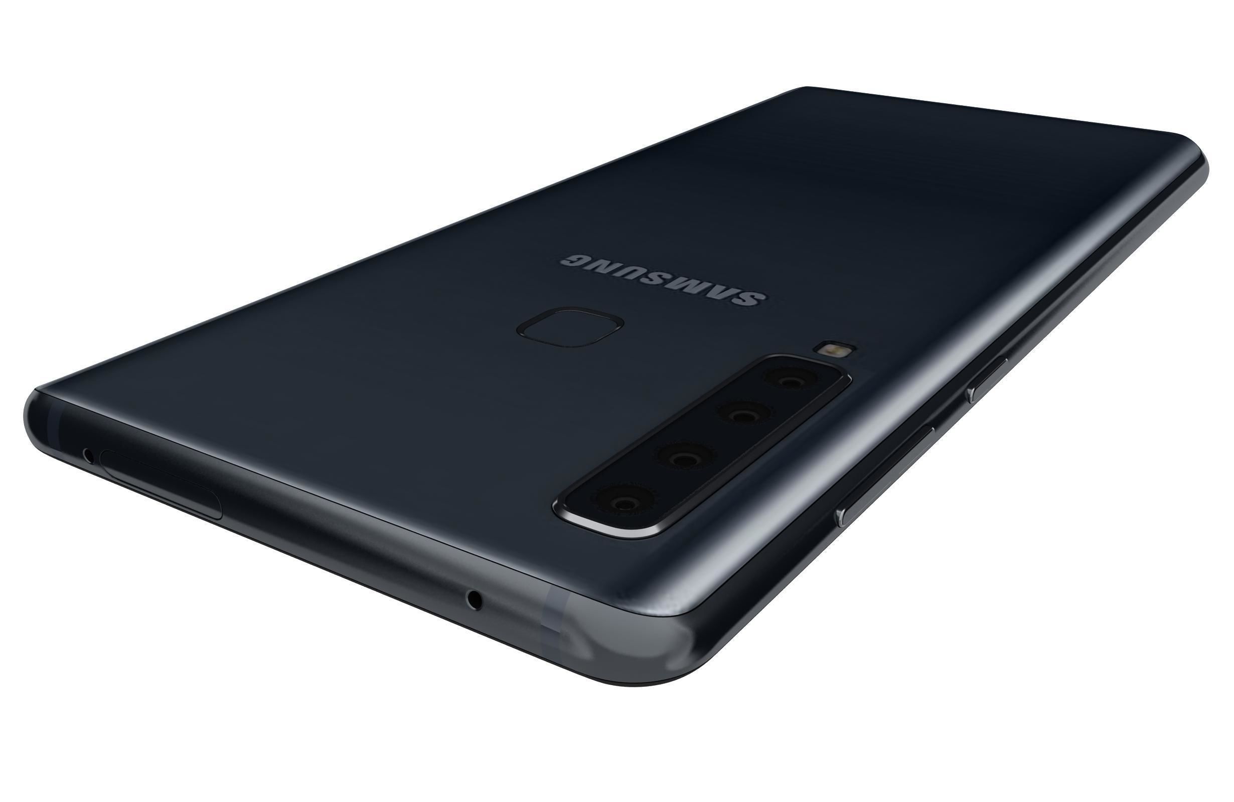 Samsung Galaxy A9 2018 Caviar Black 3D model_11