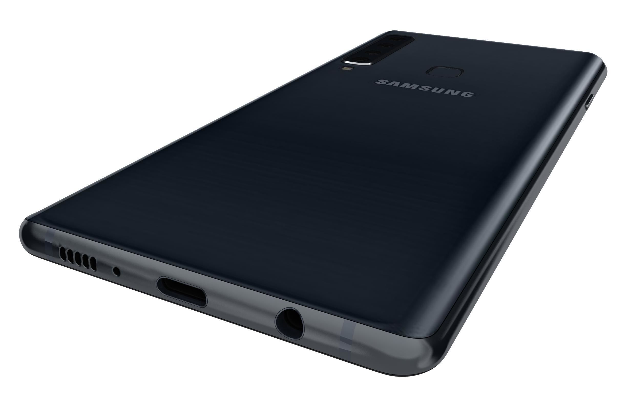Samsung Galaxy A9 2018 Caviar Black 3D model_10