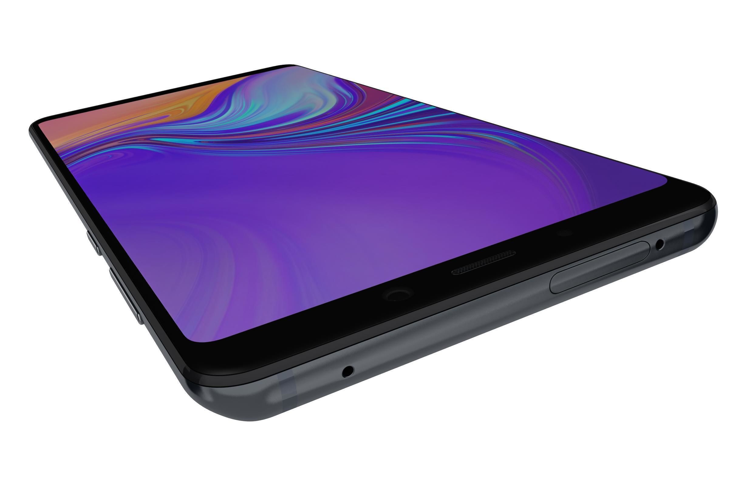 Samsung Galaxy A9 2018 Caviar Black 3D model_9