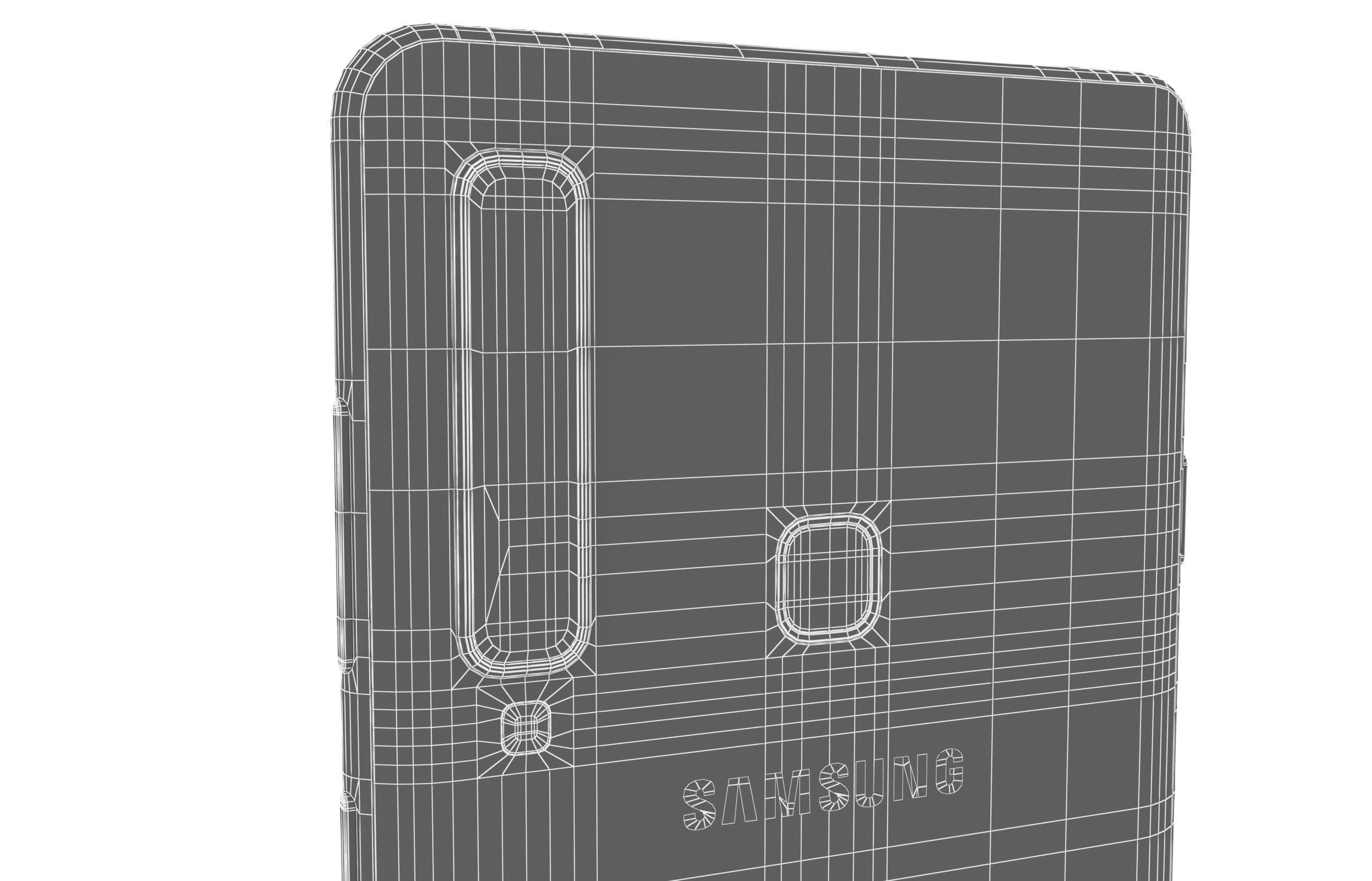 Samsung Galaxy A9 2018 Lemonade Blue 3D model_16