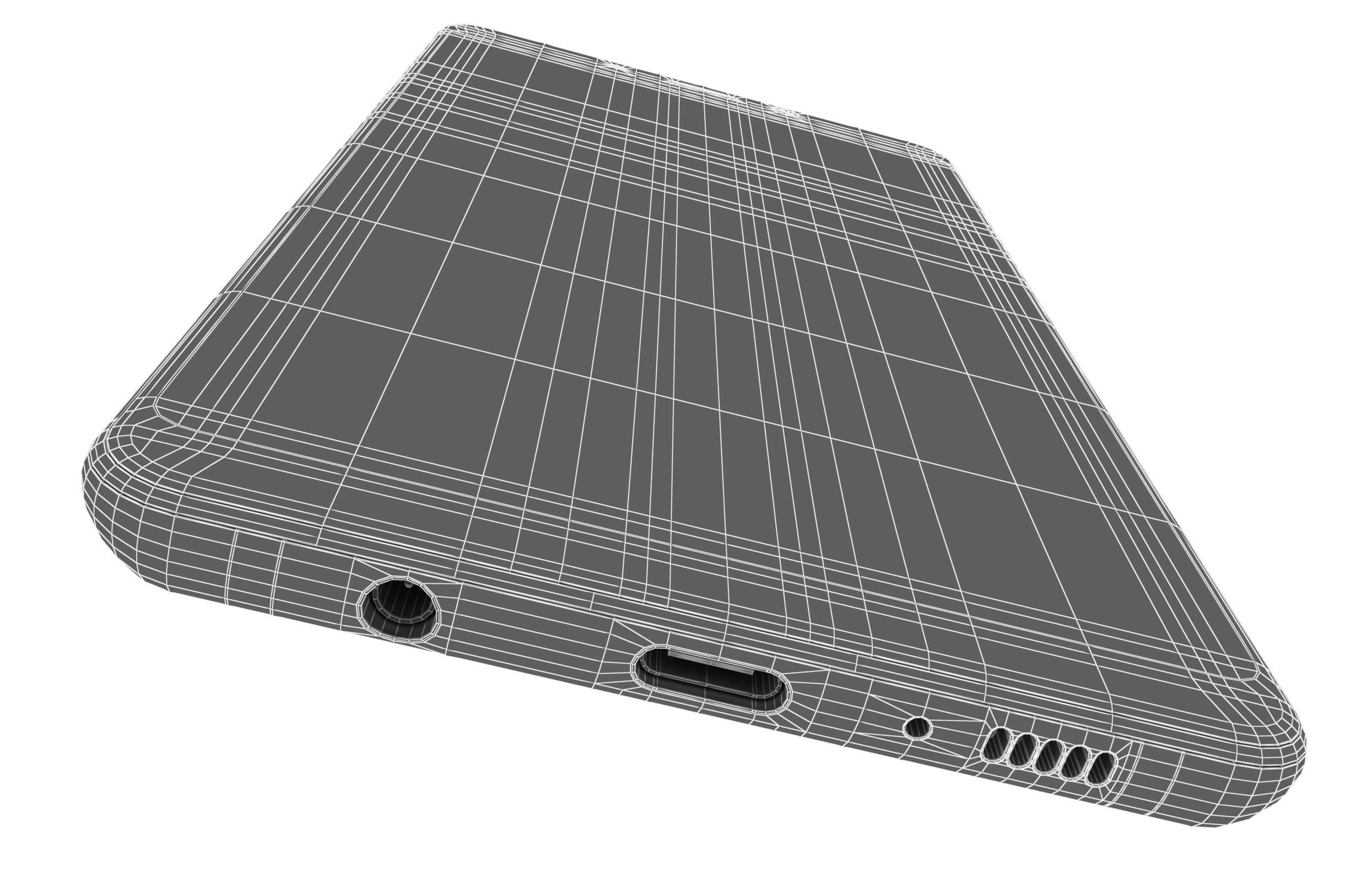 Samsung Galaxy A9 2018 Lemonade Blue 3D model_15