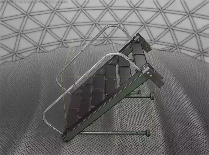 Sci-Fi Stairs - 17 - Green Version