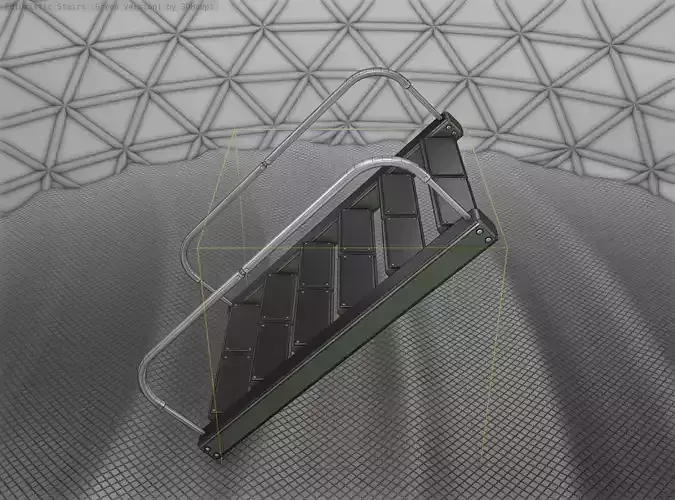 Sci-Fi Stairs - 19 - Green Version