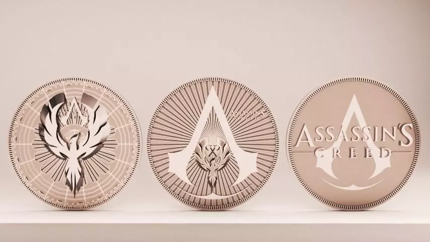 Assassins Creed Coin 3D print model_0
