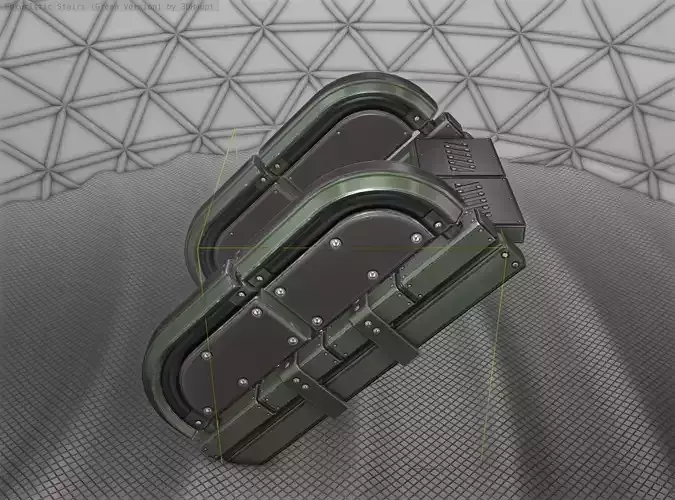 Sci-Fi Stairs - 31 - Green Version