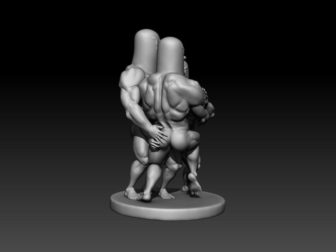 Dugtrio Funny 3D print model_2