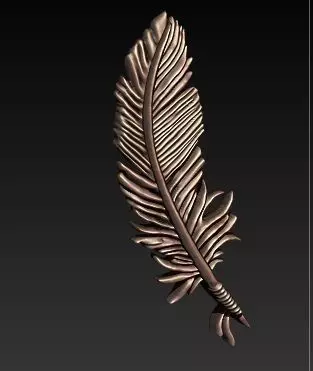 Feather 3D print model_0