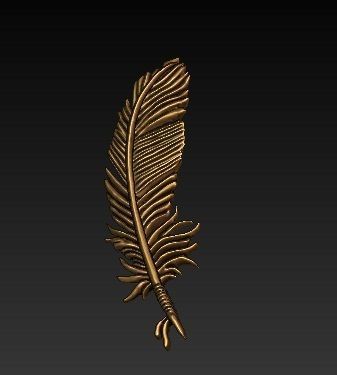 Feather 3D print model_1