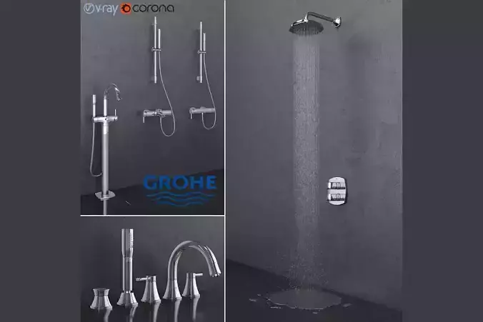 Bath and shower faucets GROHE  Grandera set 26