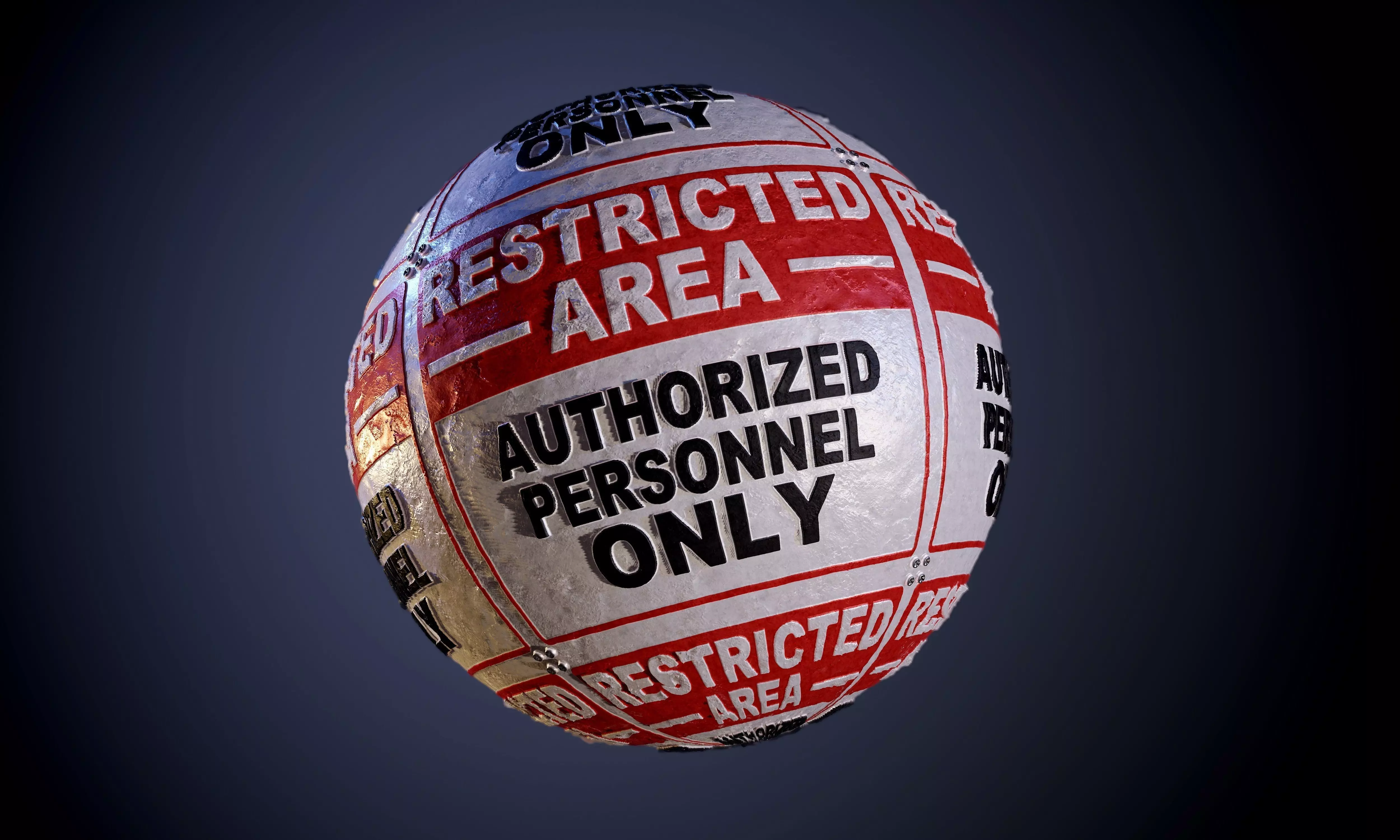 Danger Sign Texturing Metal Restricted Area Warning Danger Sign Seamless PBR Texture Texture ...