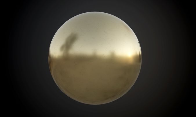 Metal Brass Seamless PBR Texture Texture