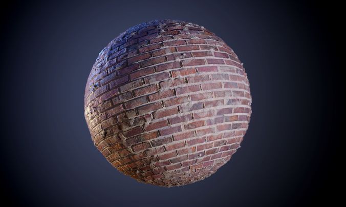 Brick Wall Red Grunge Seamless PBR Texture Texture