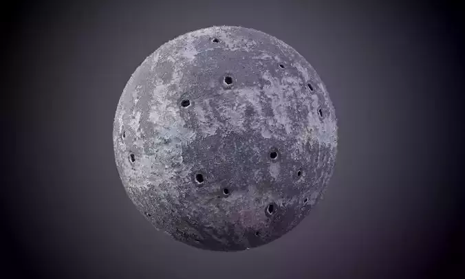 Concrete Wall Grunge Bullet Holes Seamless PBR Texture