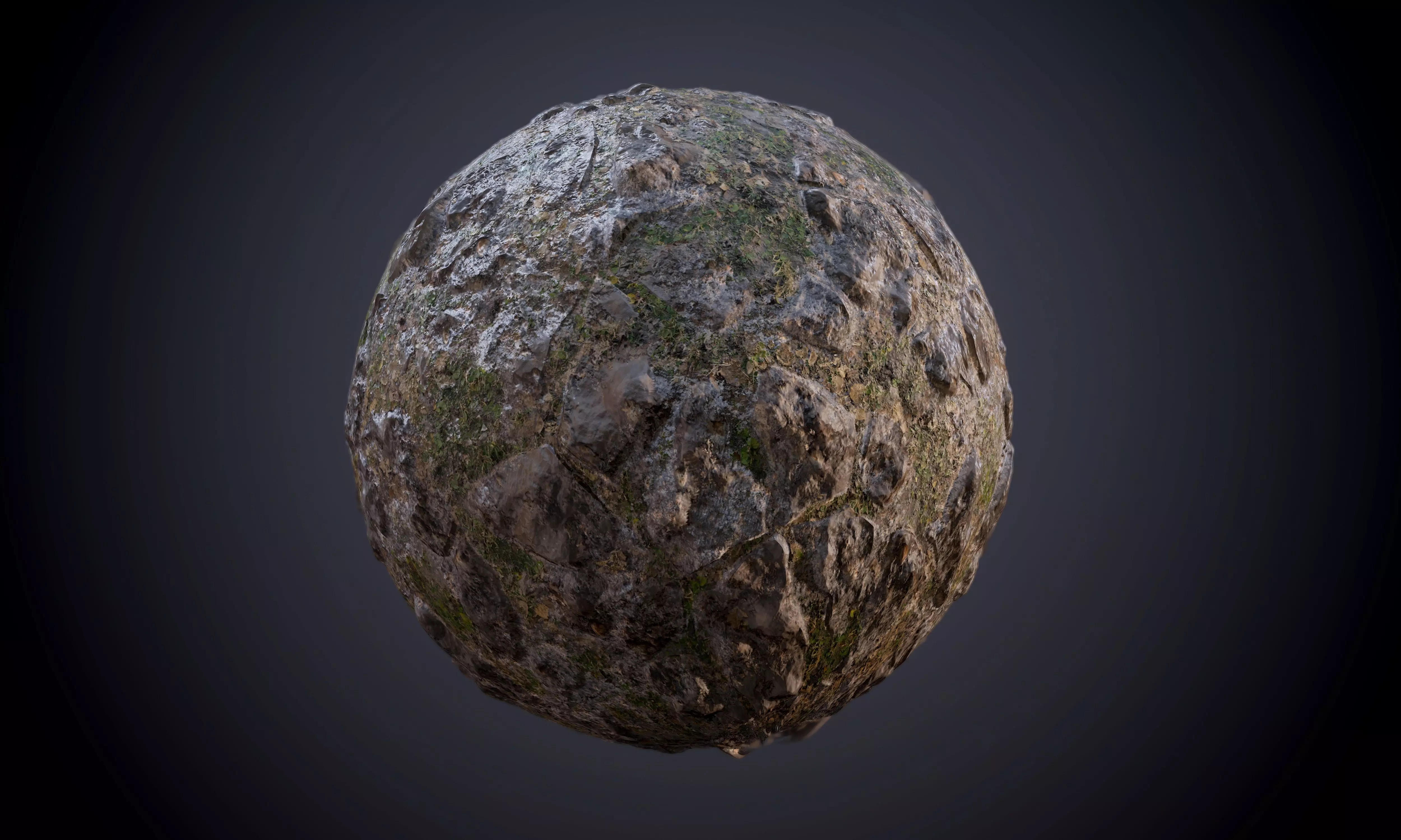 Ground Rock Stones Seamless PBR Texture Texture_0