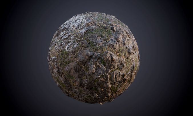 Ground Rock Stones Seamless PBR Texture Texture