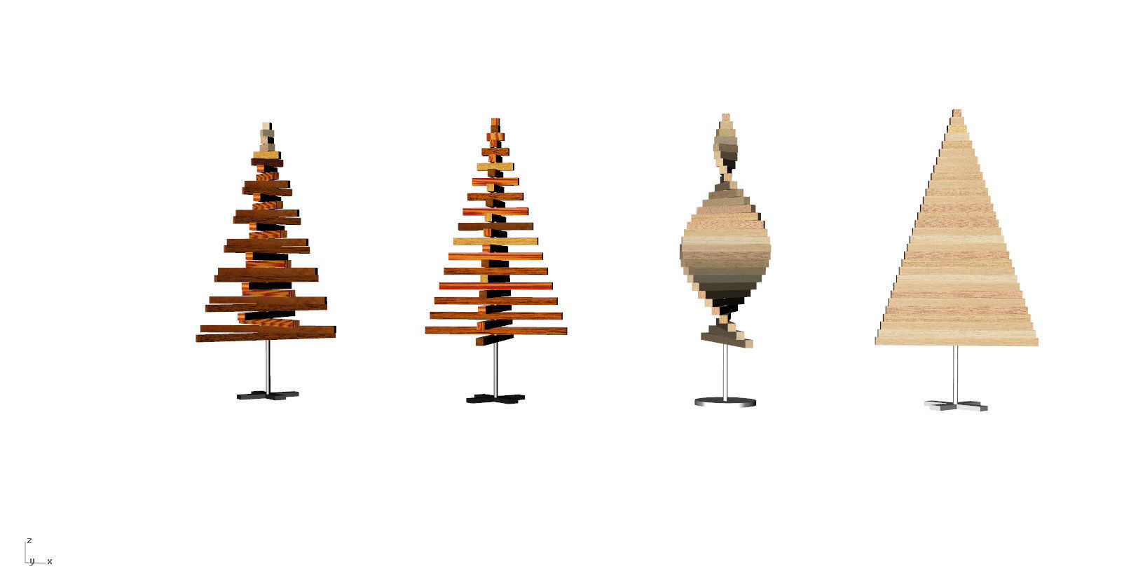 Christmas and New Year presents tree  toys--customizable gifts  3D print model_2