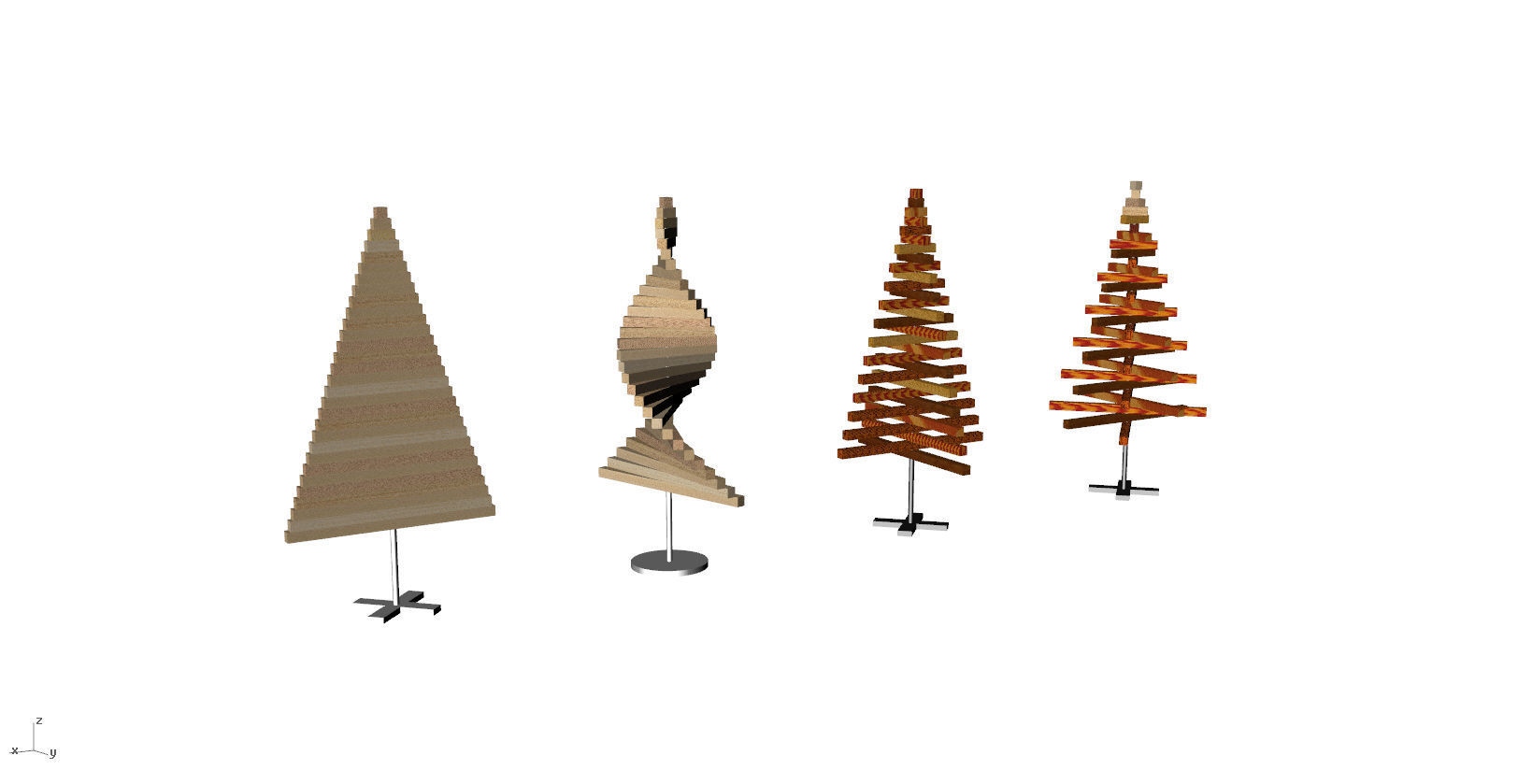 Christmas and New Year presents tree  toys--customizable gifts  3D print model_5