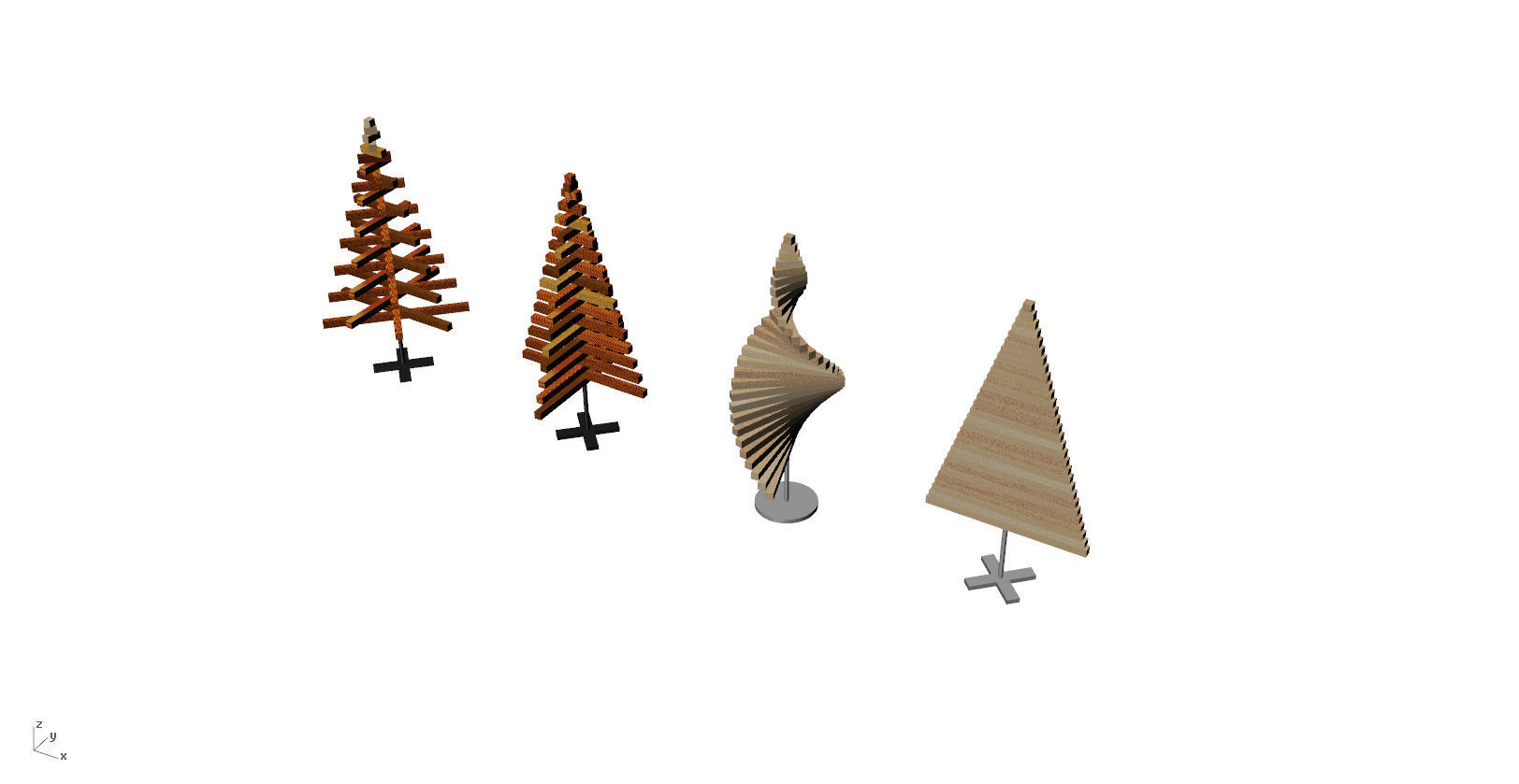 Christmas and New Year presents tree  toys--customizable gifts  3D print model_4
