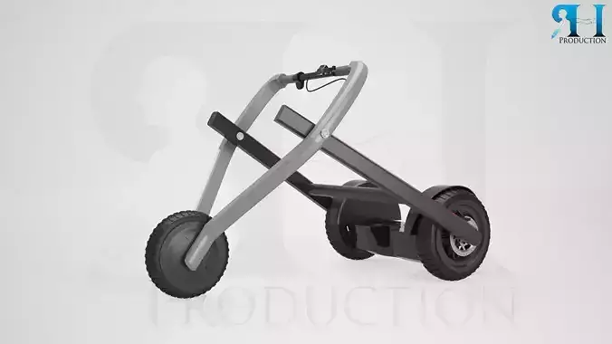 3D Baby Trolly Model