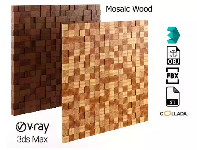 Wood Mosaic Pattern