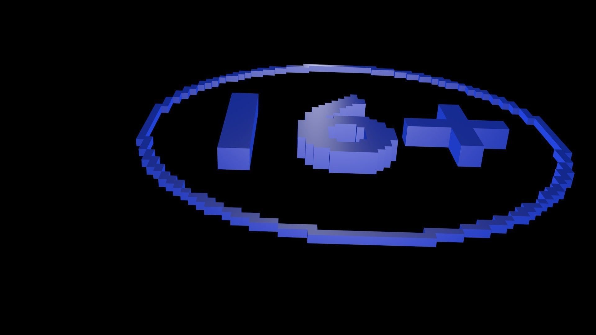 Sixteen plus voxel 3D model_4