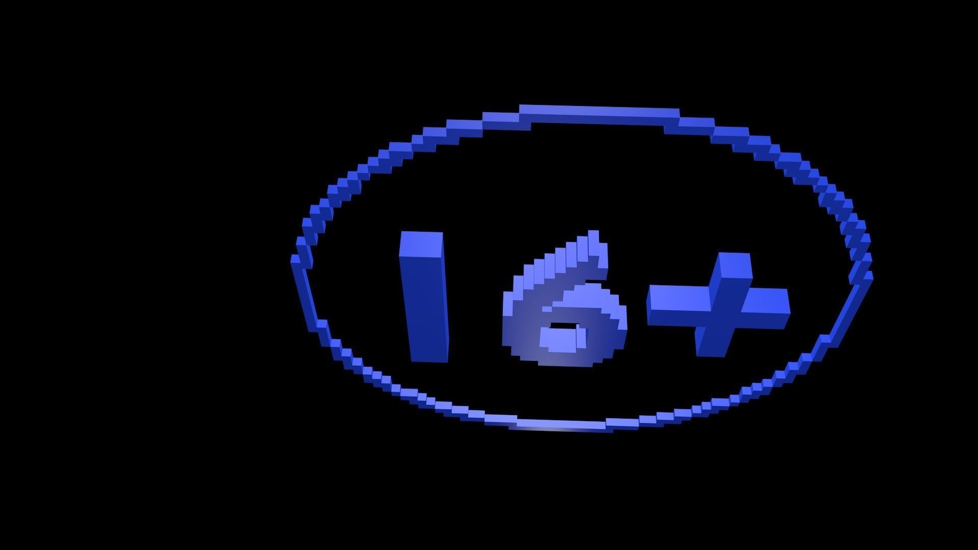 Sixteen plus voxel 3D model_3