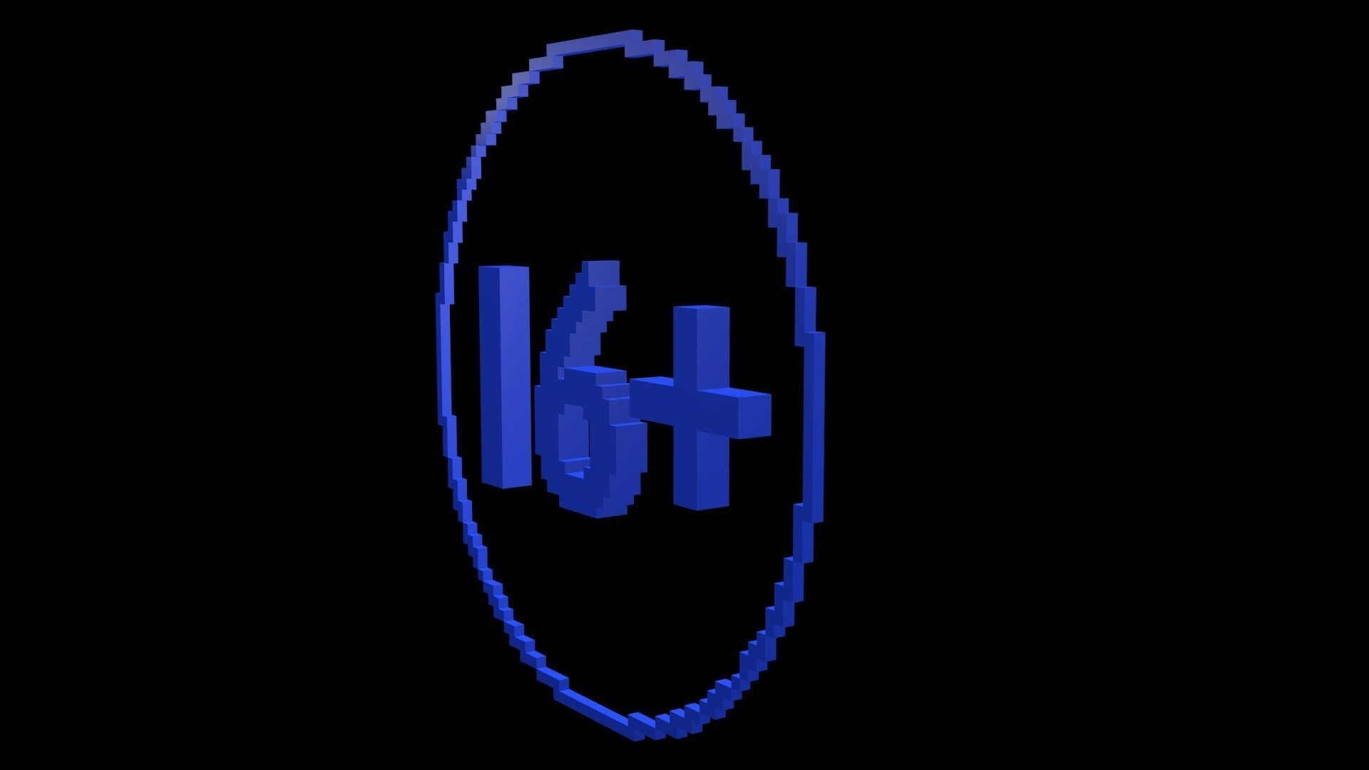 Sixteen plus voxel 3D model_1