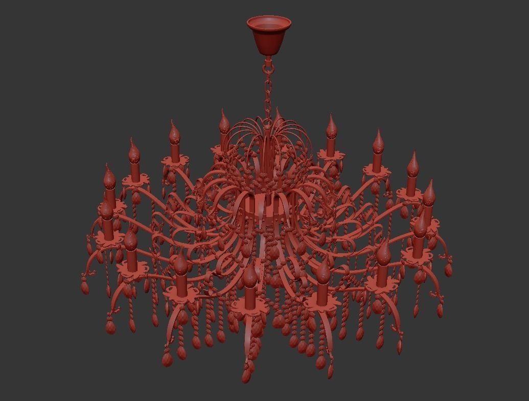 Chandelier Alessandria E 1 1 1 6 200 G 3D model_1