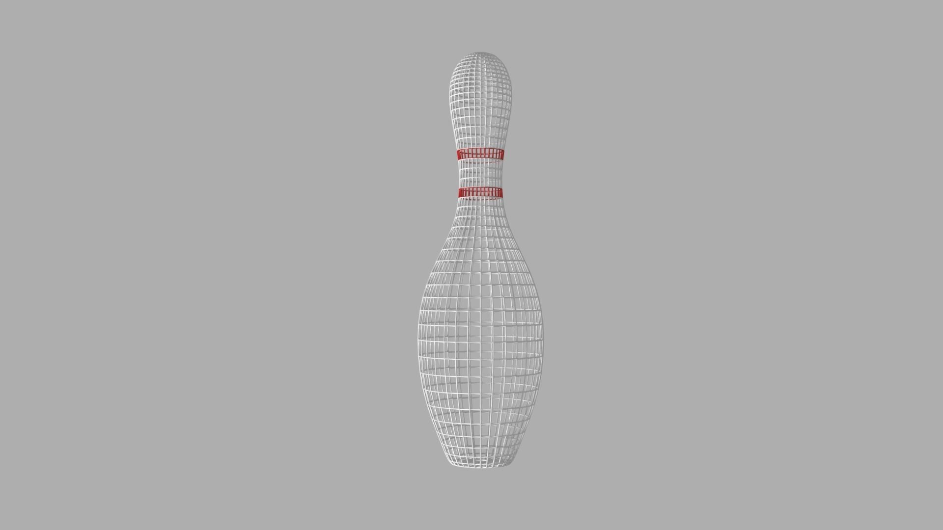 Bowling Pin 3D model_5