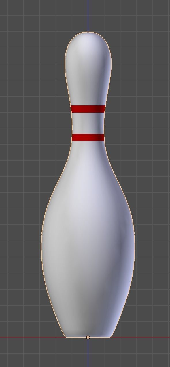 Bowling Pin 3D model_7