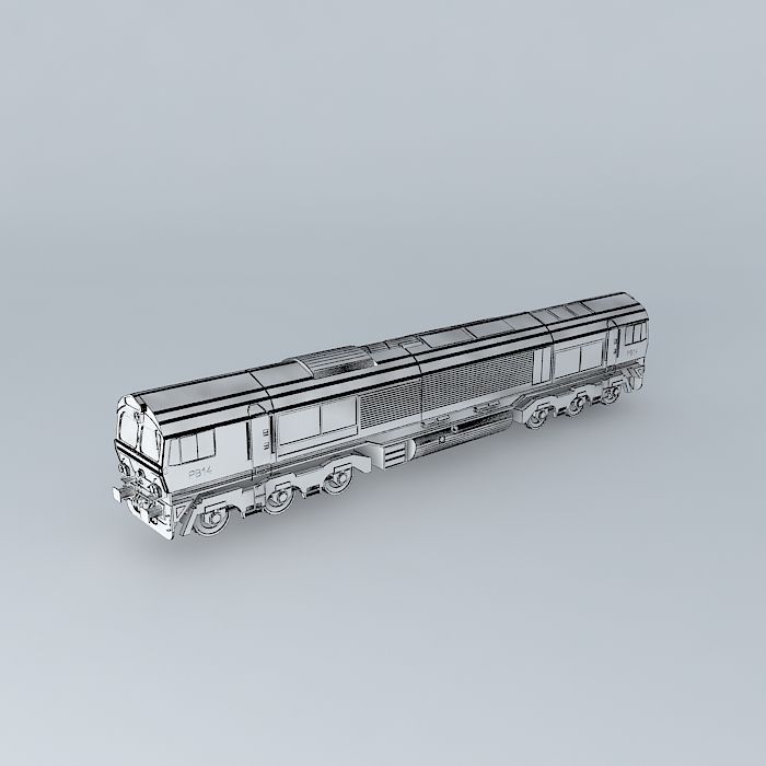 EMD -Class 66 JT42CWR  DLC Livery Free 3D model_4