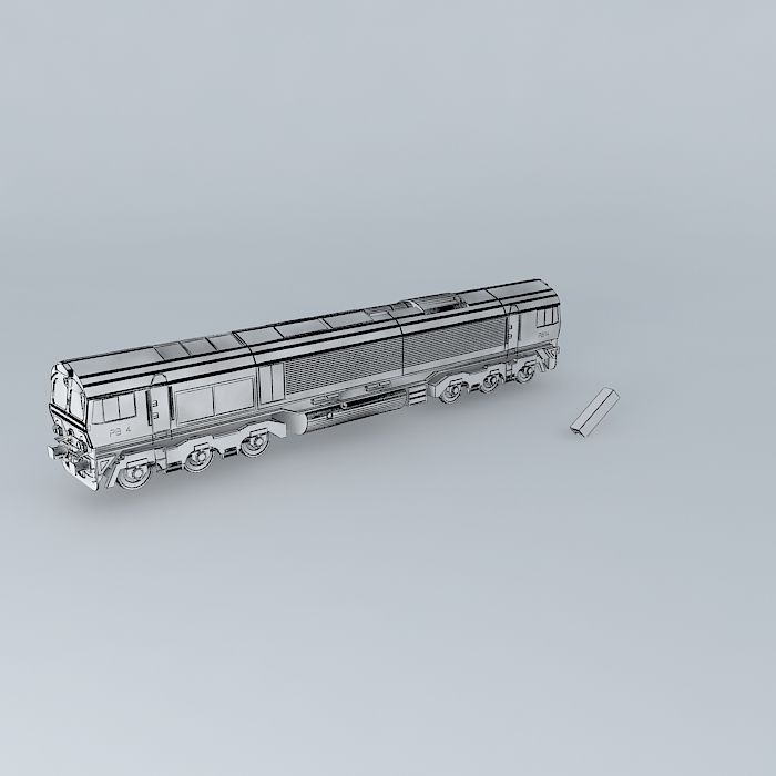 EMD -Class 66 JT42CWR  DLC Livery Free 3D model_3