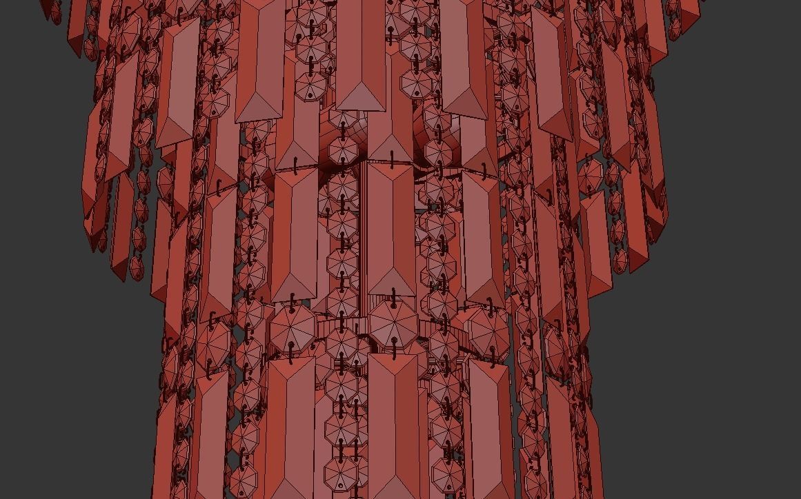 Chandelier Bergamo E 1 10 50 200 G 3D model_5