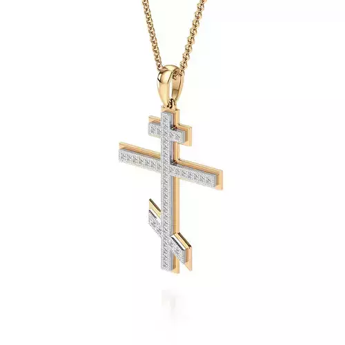 Cross pendant P 0039  printable 3d model