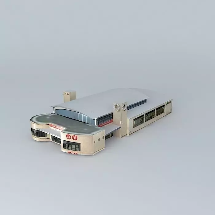 Renfe station San Fernando Centro Free 3D model