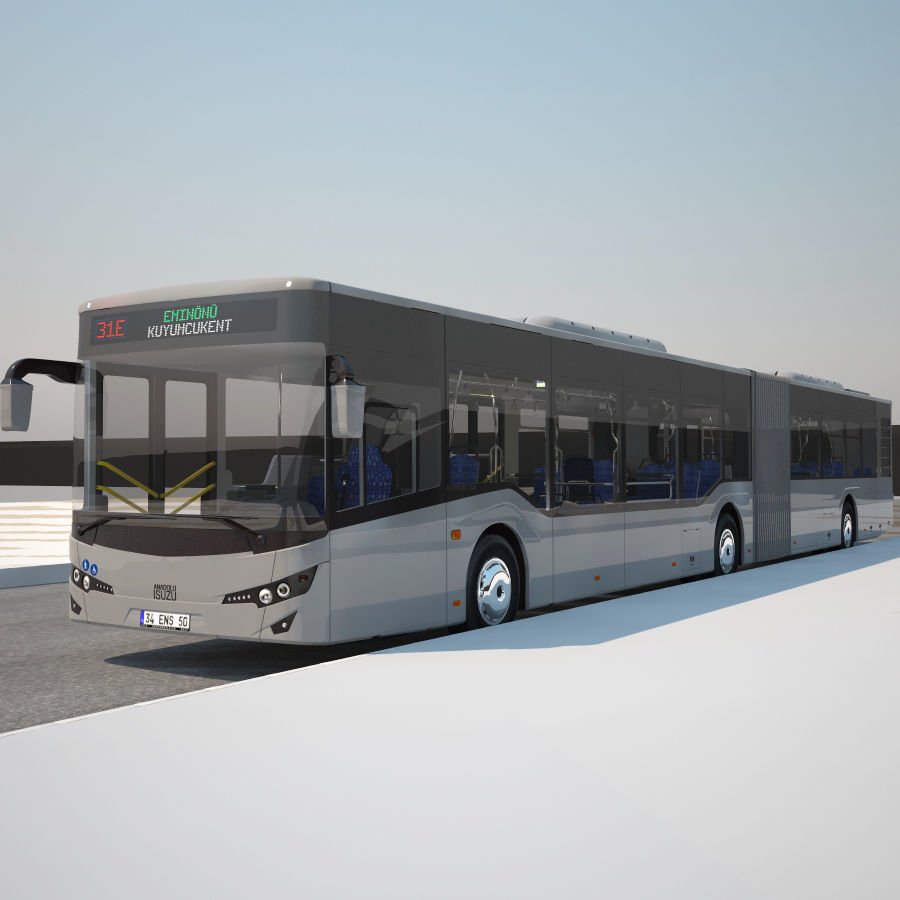 Isuzu Citiport 18 3D model_7