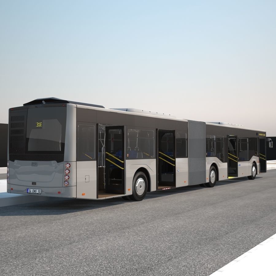 Isuzu Citiport 18 3D model_10