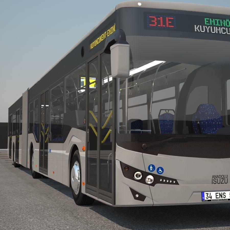 Isuzu Citiport 18 3D model_11