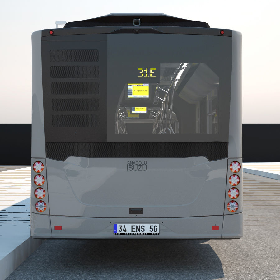 Isuzu Citiport 18 3D model_4