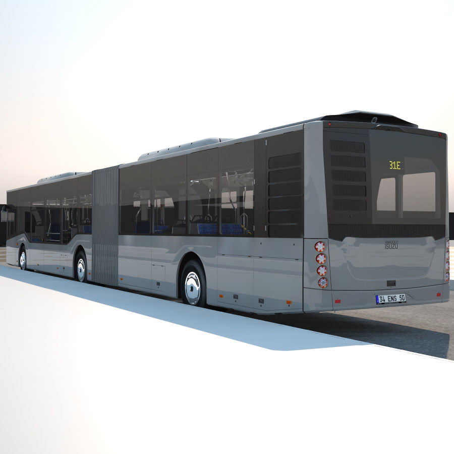 Isuzu Citiport 18 3D model_5