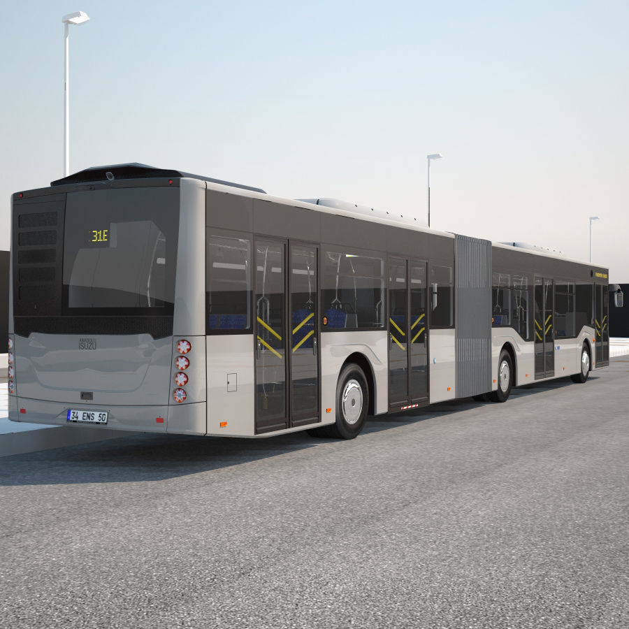 Isuzu Citiport 18 3D model_3