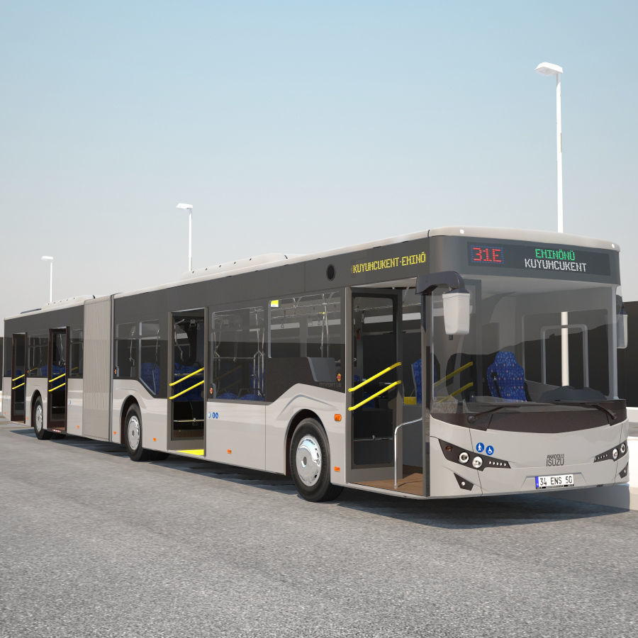 Isuzu Citiport 18 3D model_1