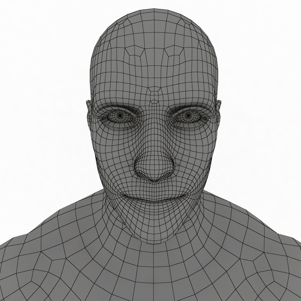 Rigged Male Muscular GAME READY 3d model Low-poly 3D model_21