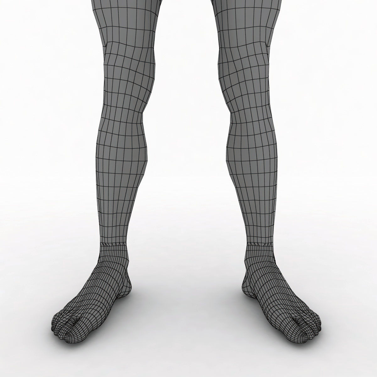 Rigged Male Muscular GAME READY 3d model Low-poly 3D model_20