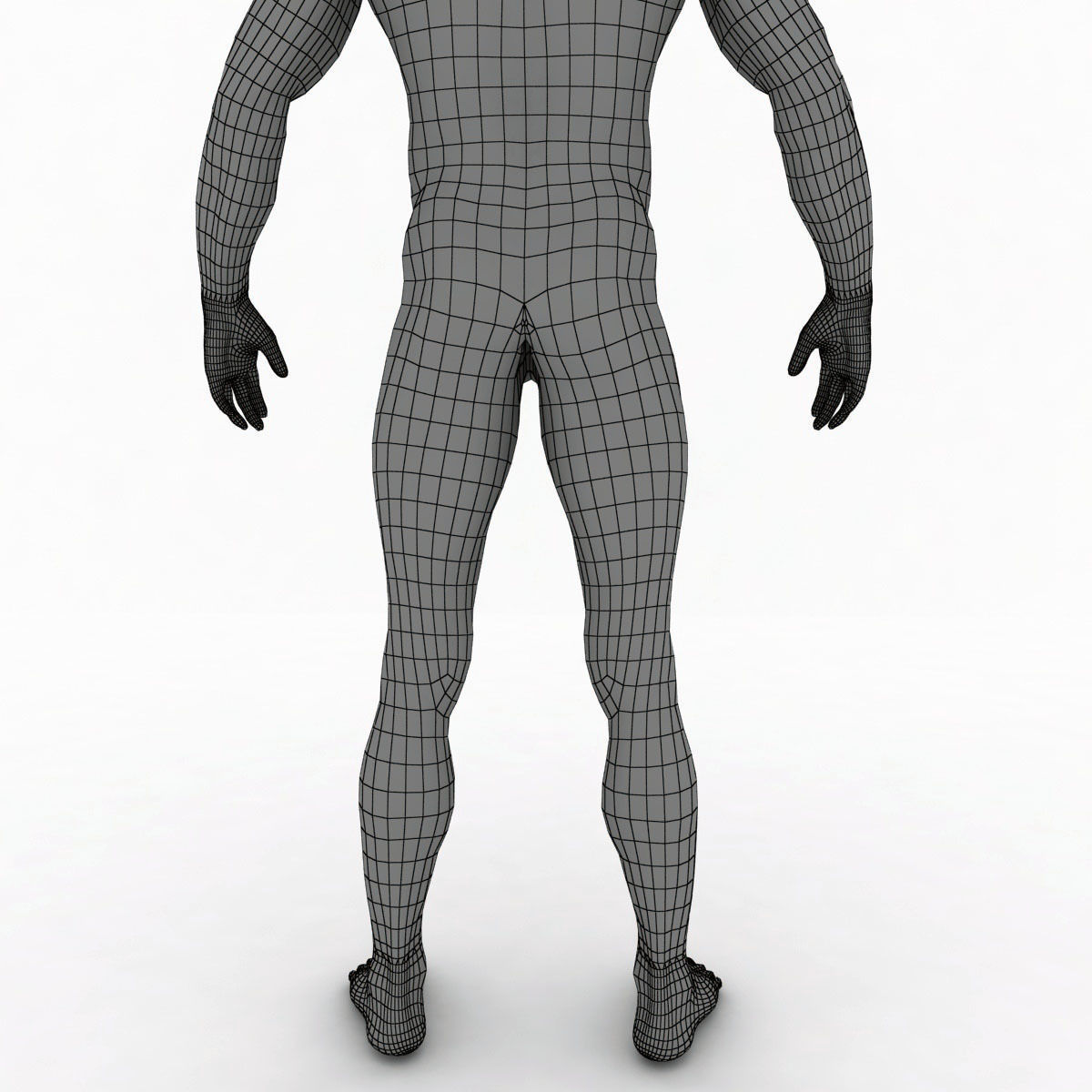 Rigged Male Muscular GAME READY 3d model Low-poly 3D model_18