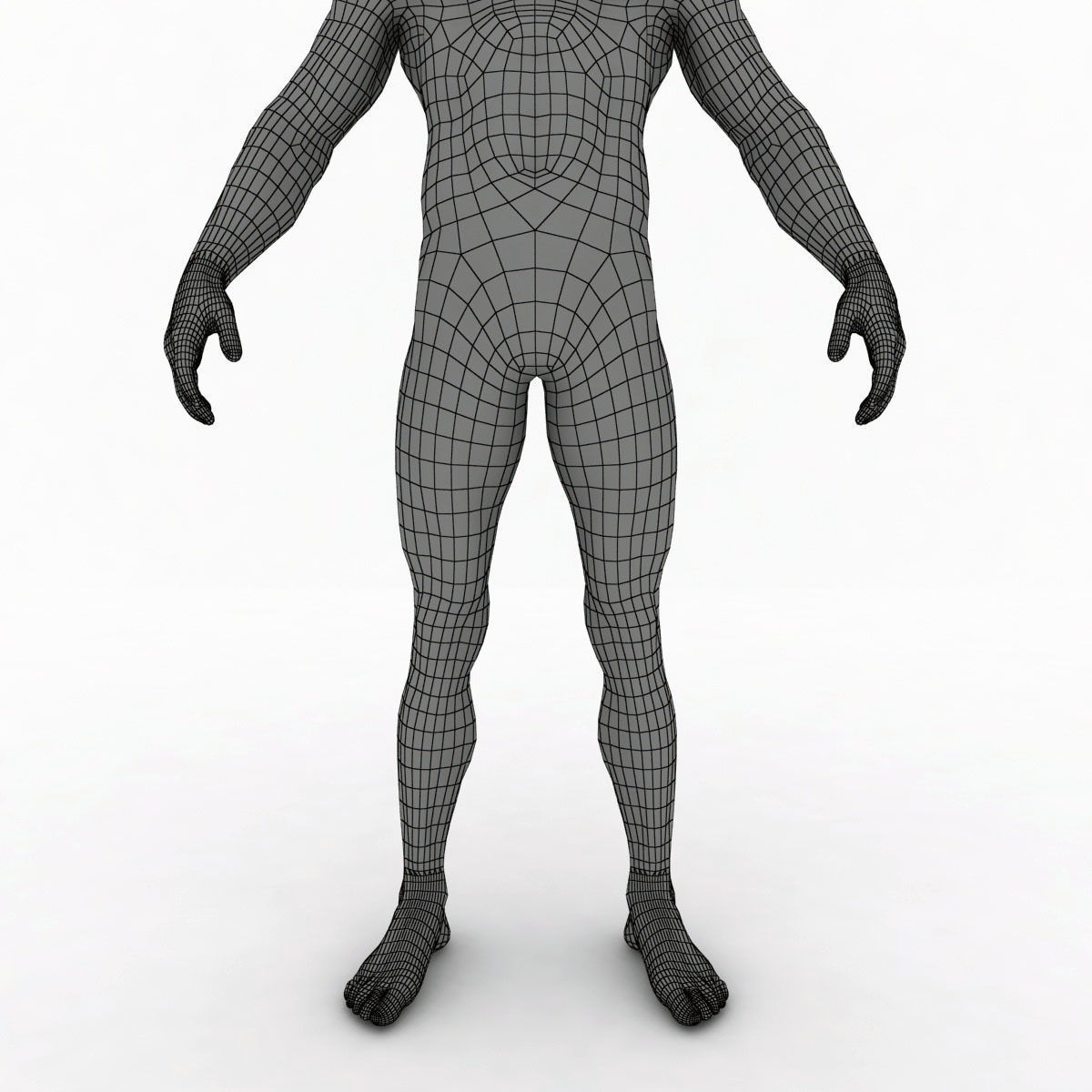 Rigged Male Muscular GAME READY 3d model Low-poly 3D model_19