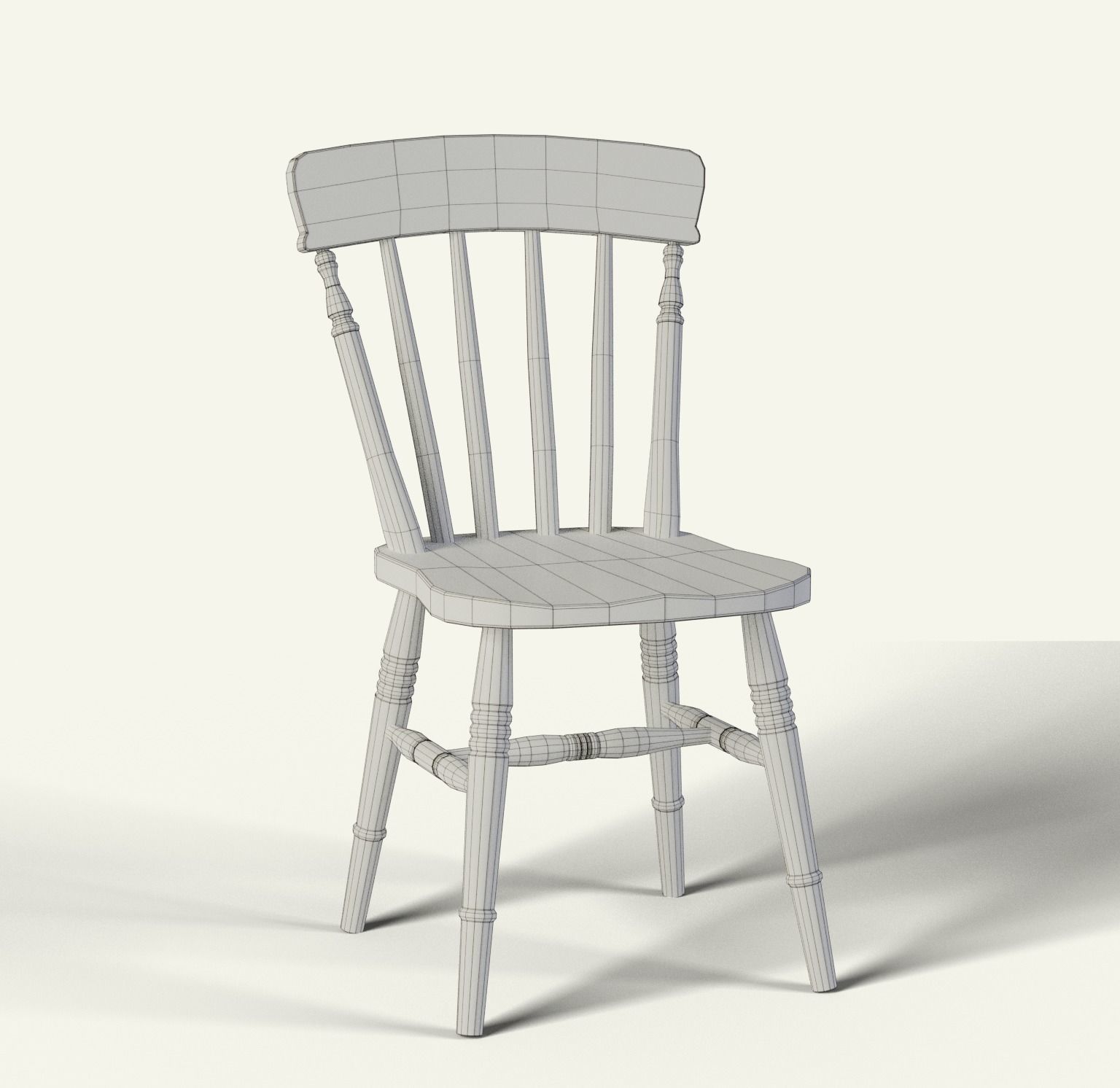 Dining Chair 3D model_5