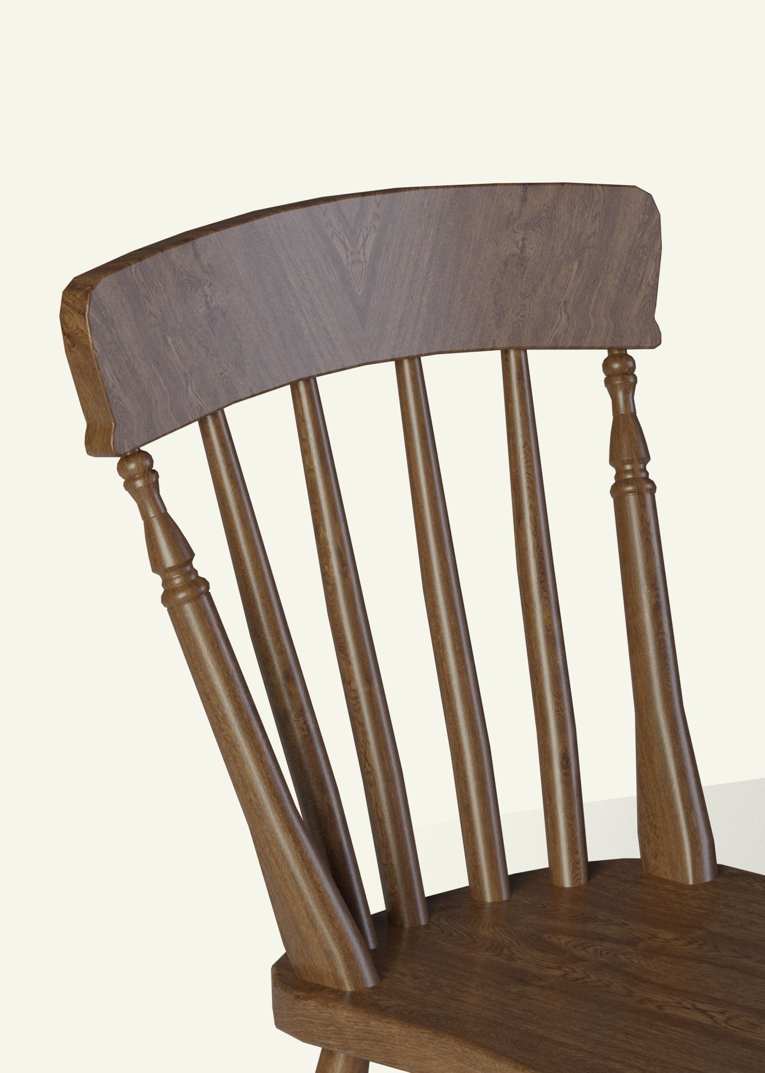 Dining Chair 3D model_2