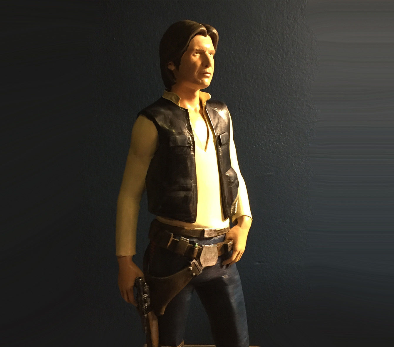 Han Solo HQ 1-6 Scale  30cm 3D print model_2