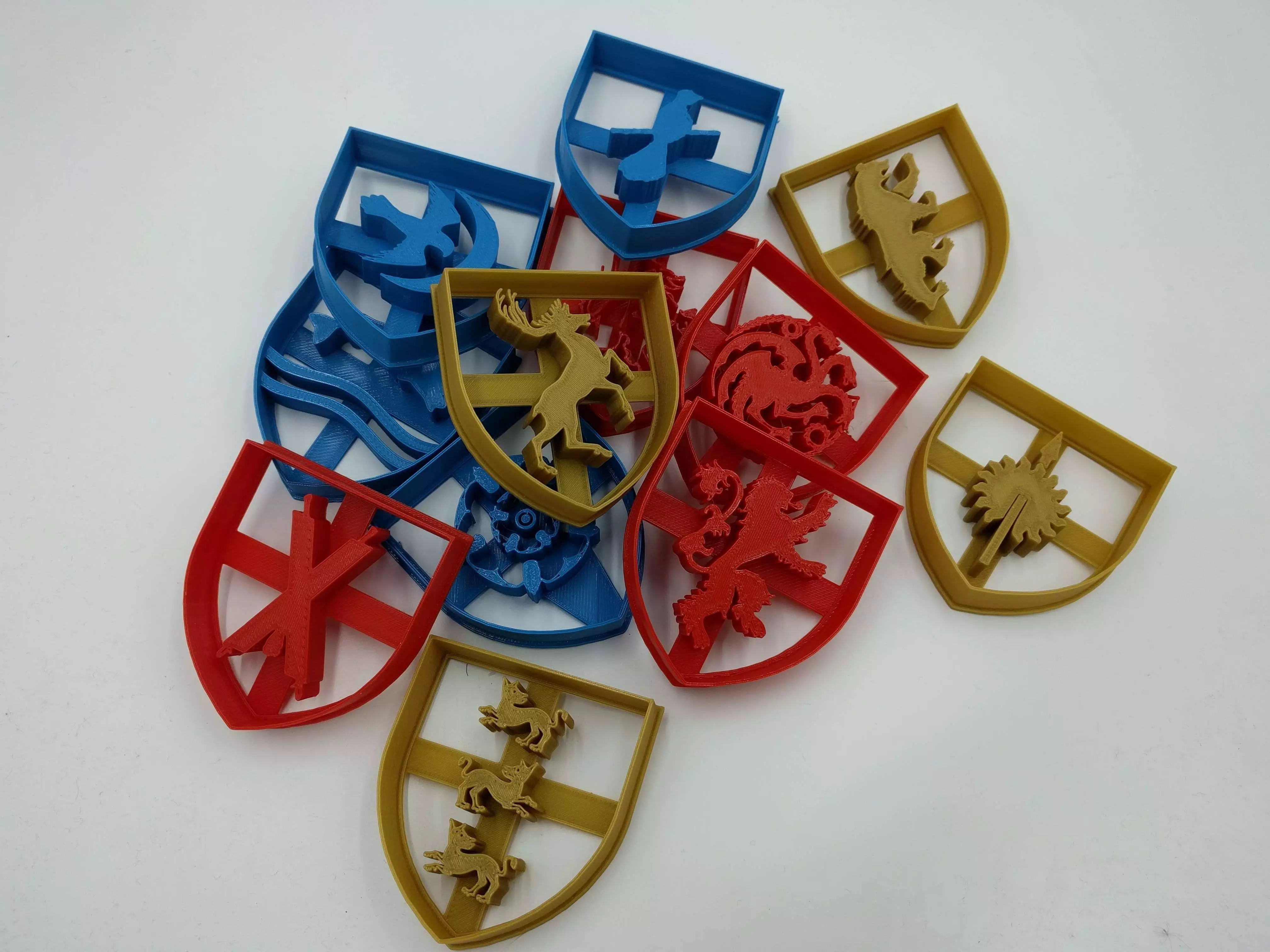 Game of thrones cookie cutters 3D print model_0